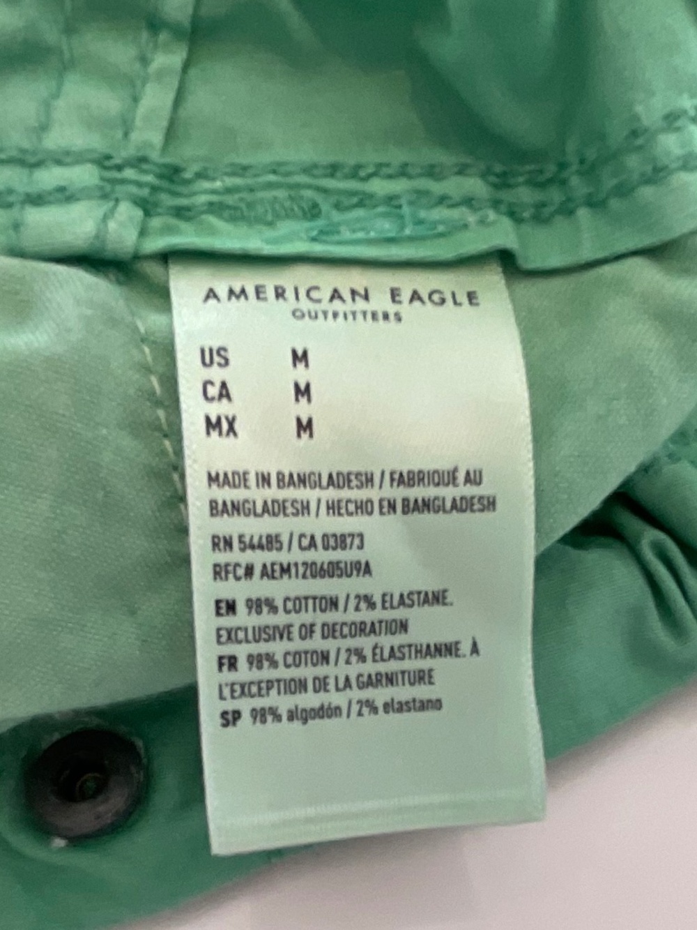 AE Snappy Stretch Low-Rise Parachute Pant Size M NWOT - Picture 7 of 13